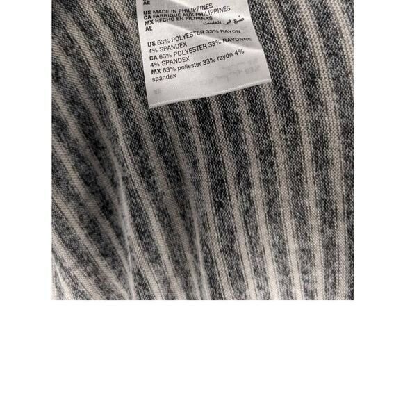 Style & Co Hannah Striped Top Gray Stripe 0X Scoop Lightweight Comfortable Relax - Picture 8 of 9